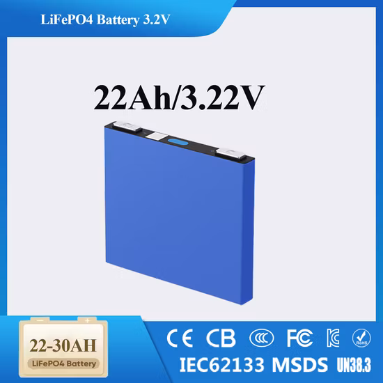 가정용 태양 에너지 저장을 위한 프리즘형 3.2V 20Ah LiFePO4 리튬 배터리 셀