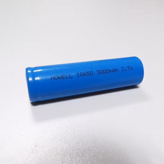 디지털 제품용으로 승인된 최대 3.7V 6000mAh 18650 충전식 리튬 이온 배터리